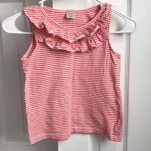 Girls Gymboree ruffle tank.